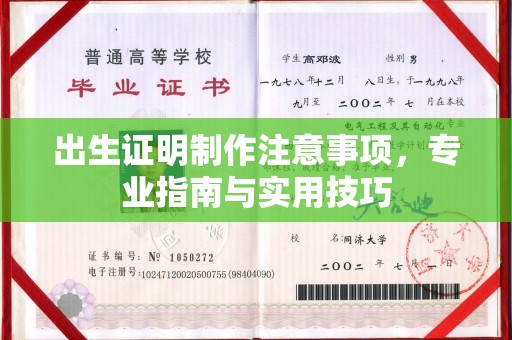 兴县出生证明制作注意事项，专业指南与实用技巧