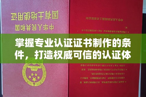 兴县掌握专业认证证书制作的条件，打造权威可信的认证体系