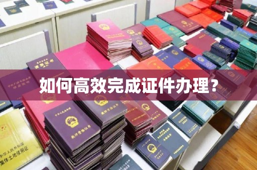 兴县如何高效完成证件办理？