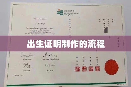 兴县出生证明制作的流程